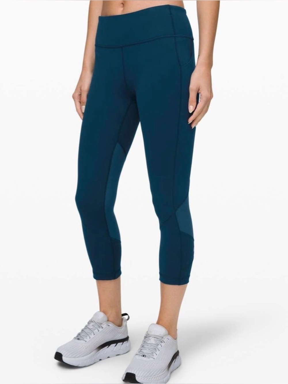 Lululemon Pace Rival Crop Teal Size 4